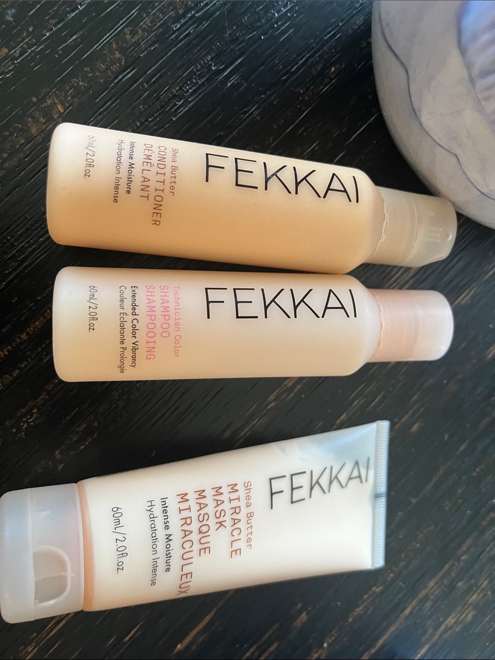 FEKKAI Travel Size Shampoo Conditioner & Mask